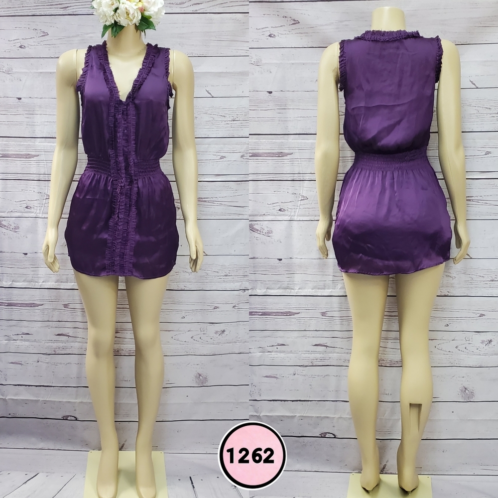 katie k medium purple mini dress ( 5 for $20 )